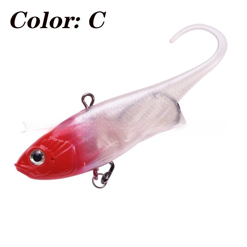 Metal Wire Head Silicone Soft Bait