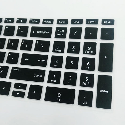 2Pcs Silicone Notebook Keyboard Skin Cover Protector Gaming Laptop Keyboard Skin Protector For Gaming Lovers New Laptop Accessories Gifts For Boyfriends