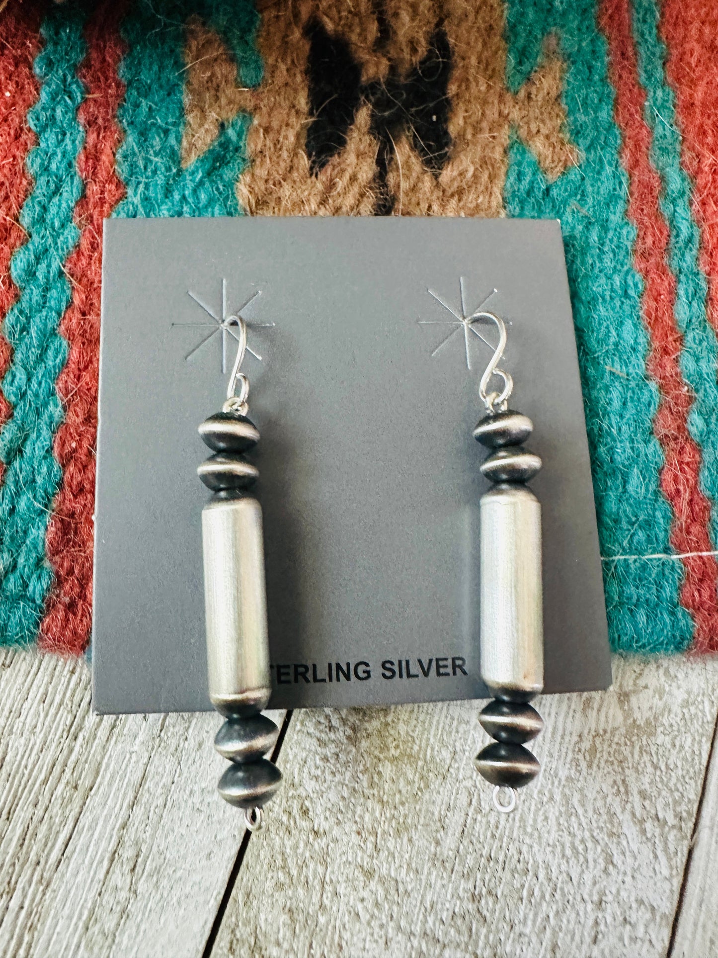 Handcrafted Sterling Silver Pearl Dangle Earrings