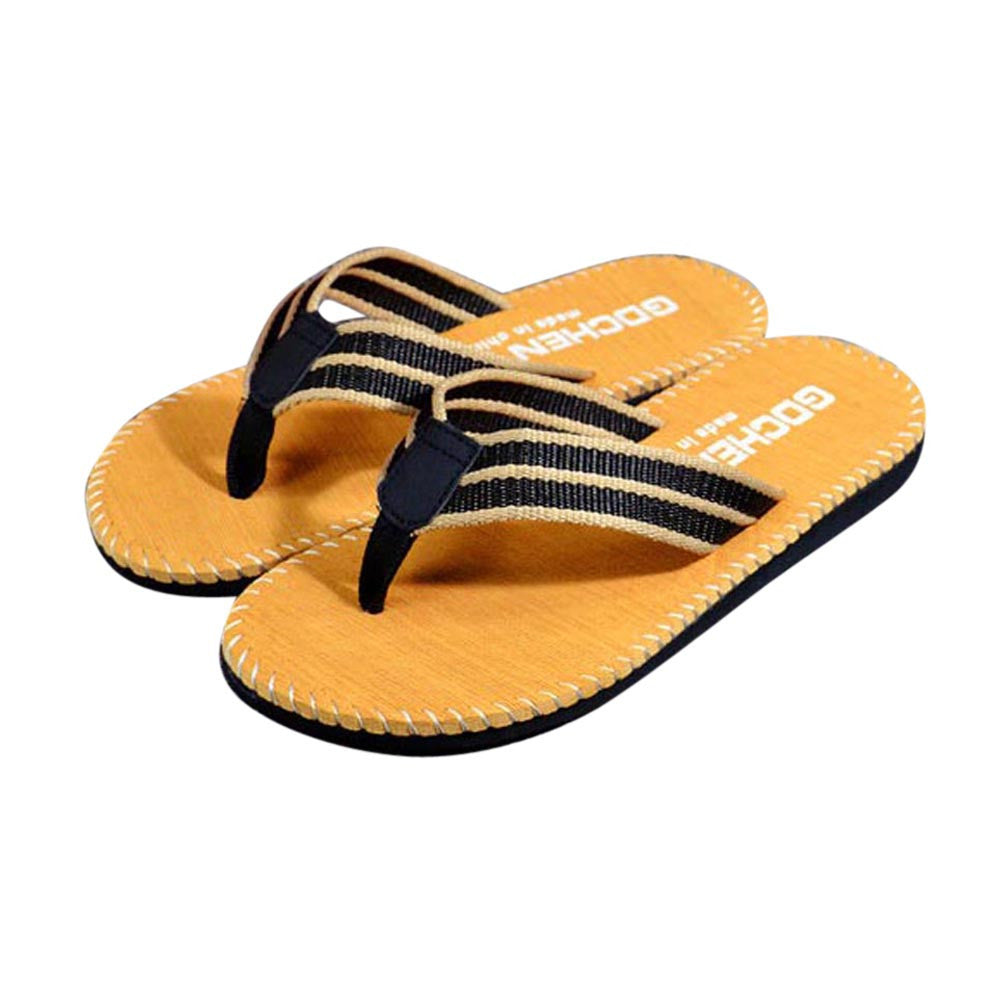 Summer flat men's slippers