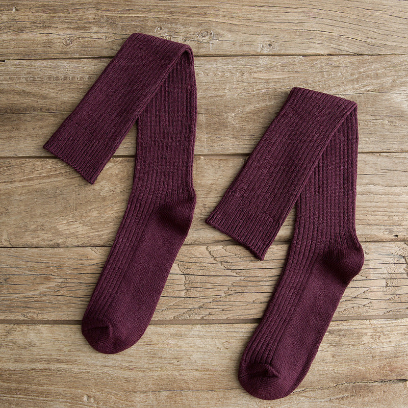 Ladies winter wool warm long socks