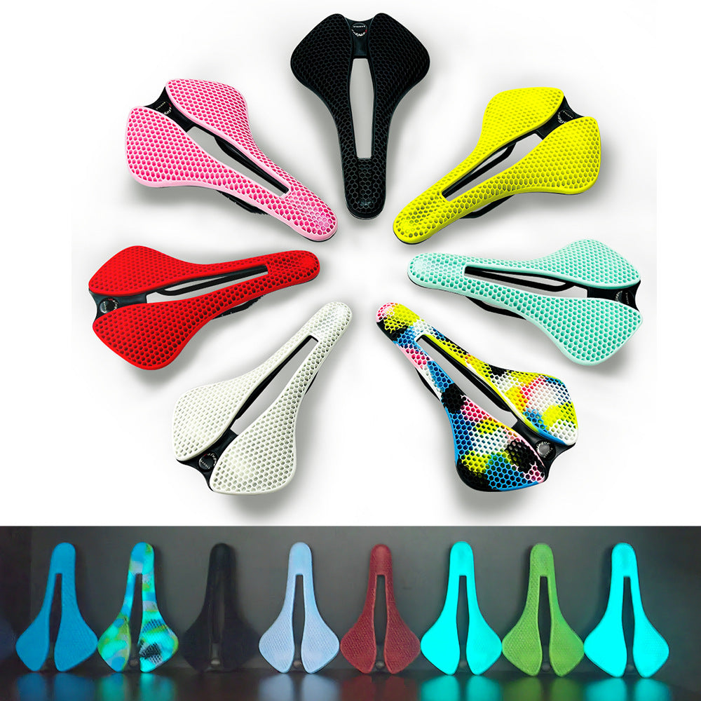 Comfortable Competitive Mountain Road Bike Saddle Luminous