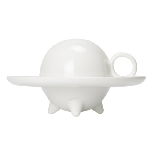 Flying Saucer Coffee Cup Saucer Set Afternoon Tea Creative Glass