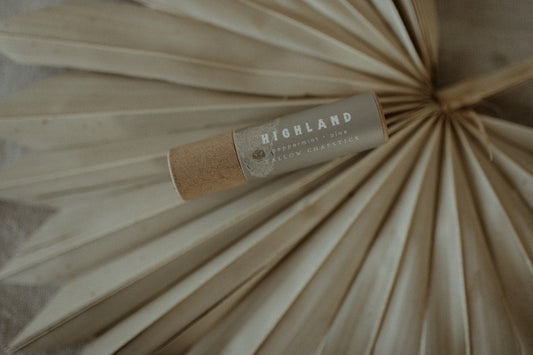 highland / peppermint aloe chapstick