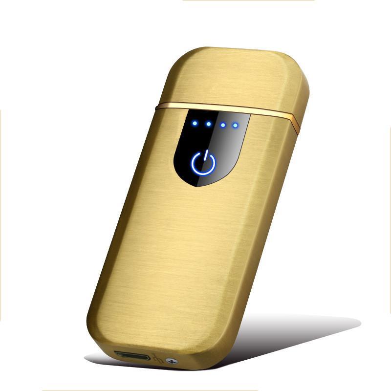 Touch Electric lighters Plasma Lighters Dual arc Lighter USB lighters Flameless Rechargeable Lighter Windproof Lighter Electric lighters for Camping,Starter, Hunting, Backpacking, Hiking Gadget For Men