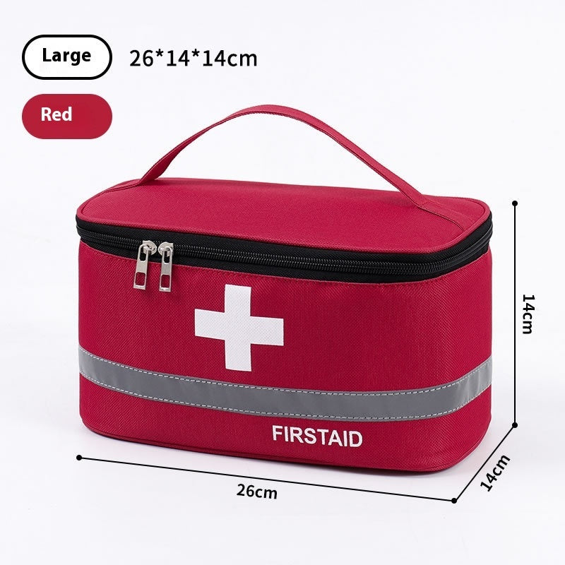 Portable First Aid Kits Family Pack Large Travel Medicine Medicine Storage Box Small
