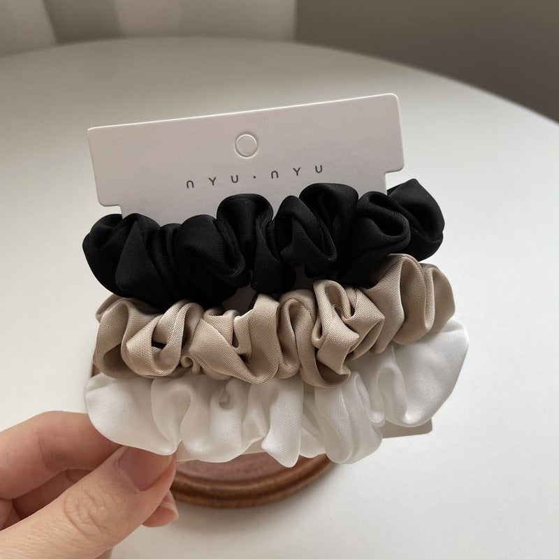 Elegant Silky Satin Simple French Hairtie