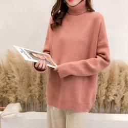 Lazy autumn turtleneck sweater