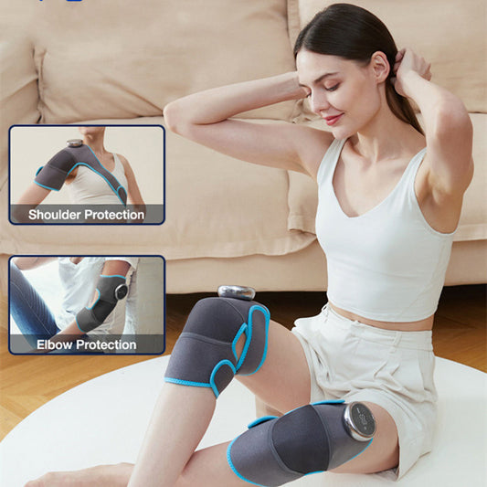 Heating Knee Electric Shoulder Vibrating Massage Pad For Physiotherapy Leg Arthritis Elbow Joint Pain Relief Therapy