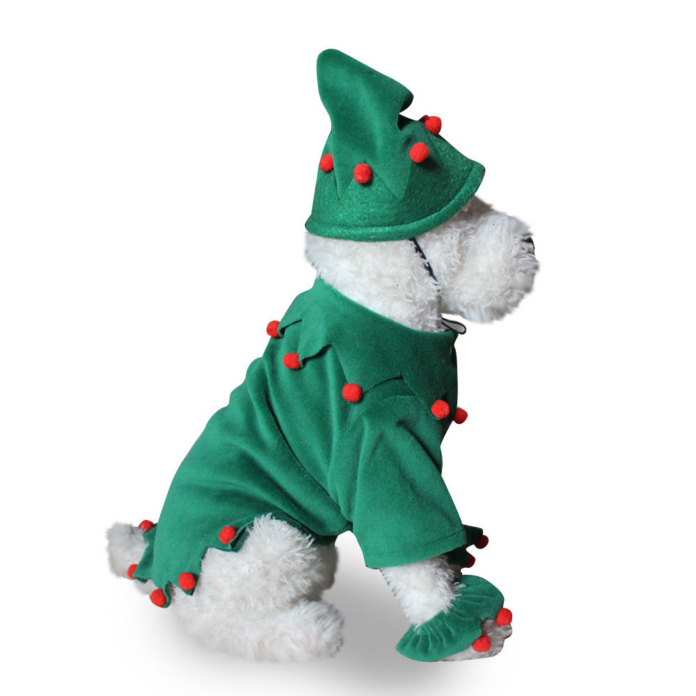 Holiday Pet Costume Clothes Suit