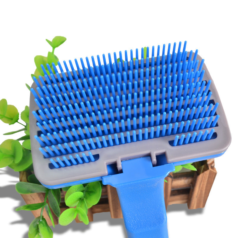 Pet Brush Comb Puppy Dog Cats Self Cleaning Combs Hair Trimmer Grooming Tools for Dog Animals Pet Cleaning Supplies