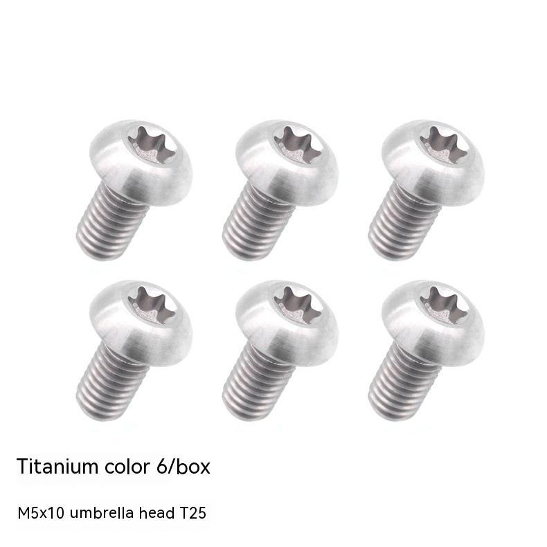 Mountain Bike TC4 Titanium Alloy T25 Disc Screw