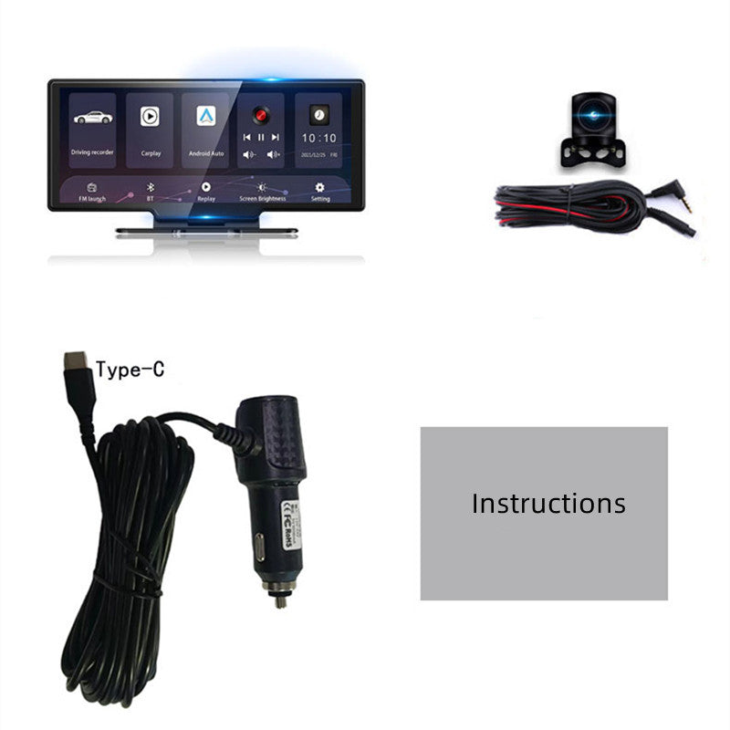 2.5K High-definition Mobile Phone Screen Projection Driving Recorder Reversing Image Voice Control