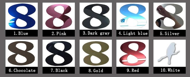 3D Big Acrylic Mirror Wall Clock Quartz Watch 3D Wall Clock Mirror Surface Decorative Clock Large Wall Sticker Clock for Living Room Bedroom Office Home Decorations Still Life Clocks Modern Home Decoration Living Room Stickers