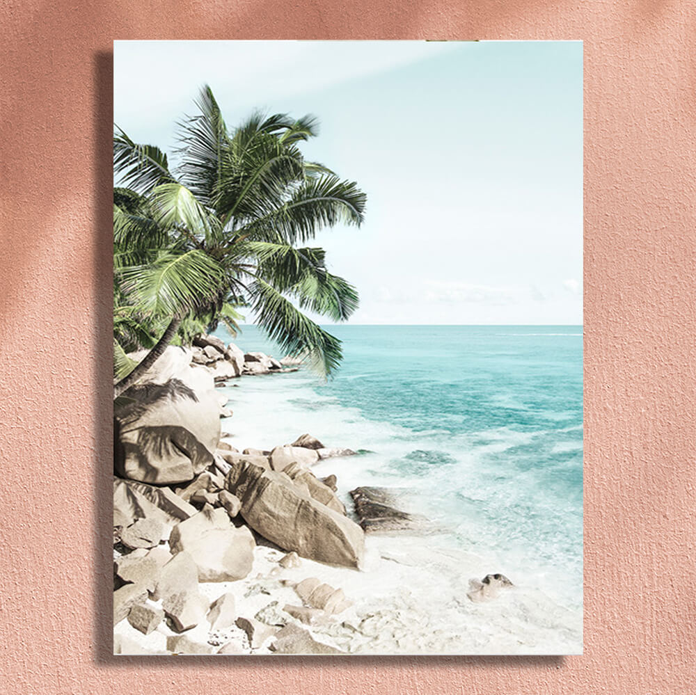 Holiday Beach Decoration Canvas Painting