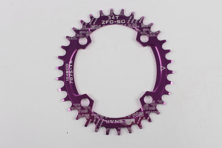 Cross-Border Snail Positive And Negative Tooth Disc 96-104Bcd Mountain Bike Disc Oval Disc