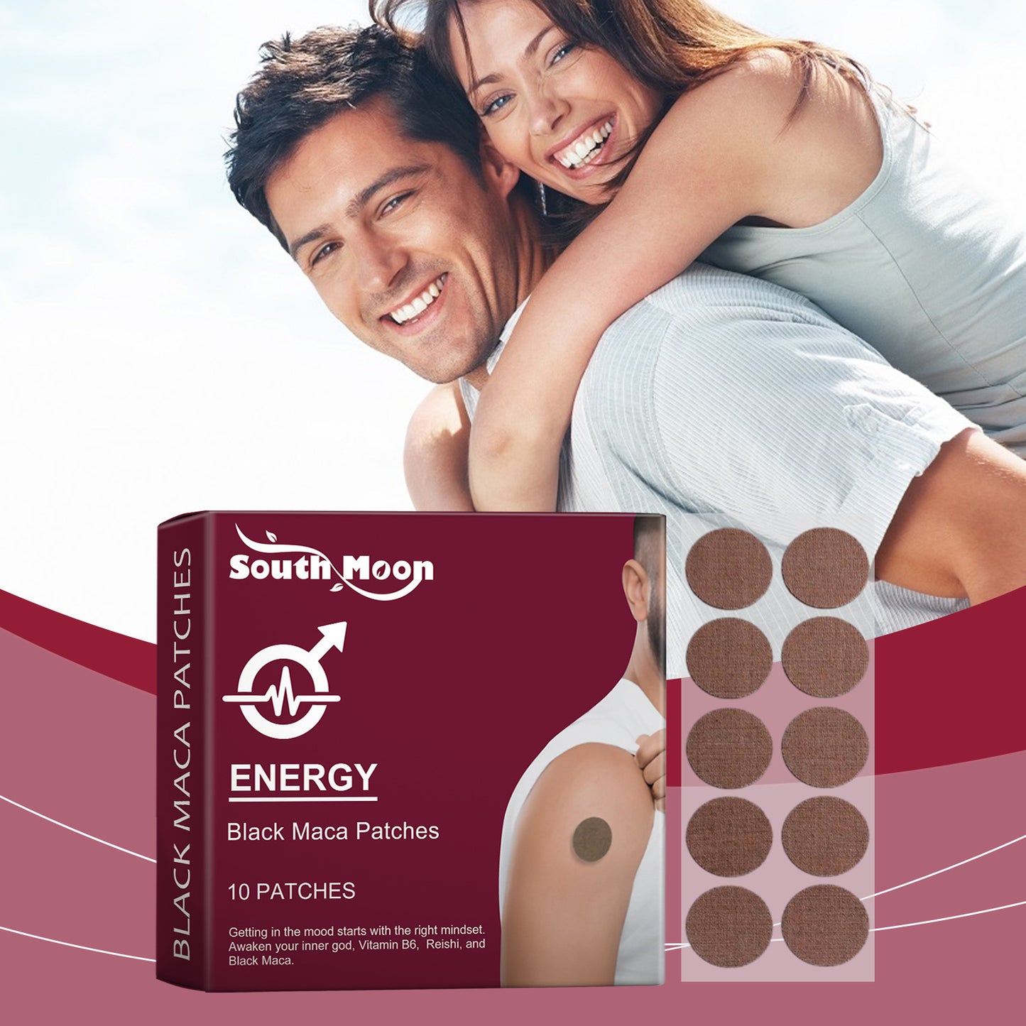 Herbal Vitality Male Energy Supplement Patch