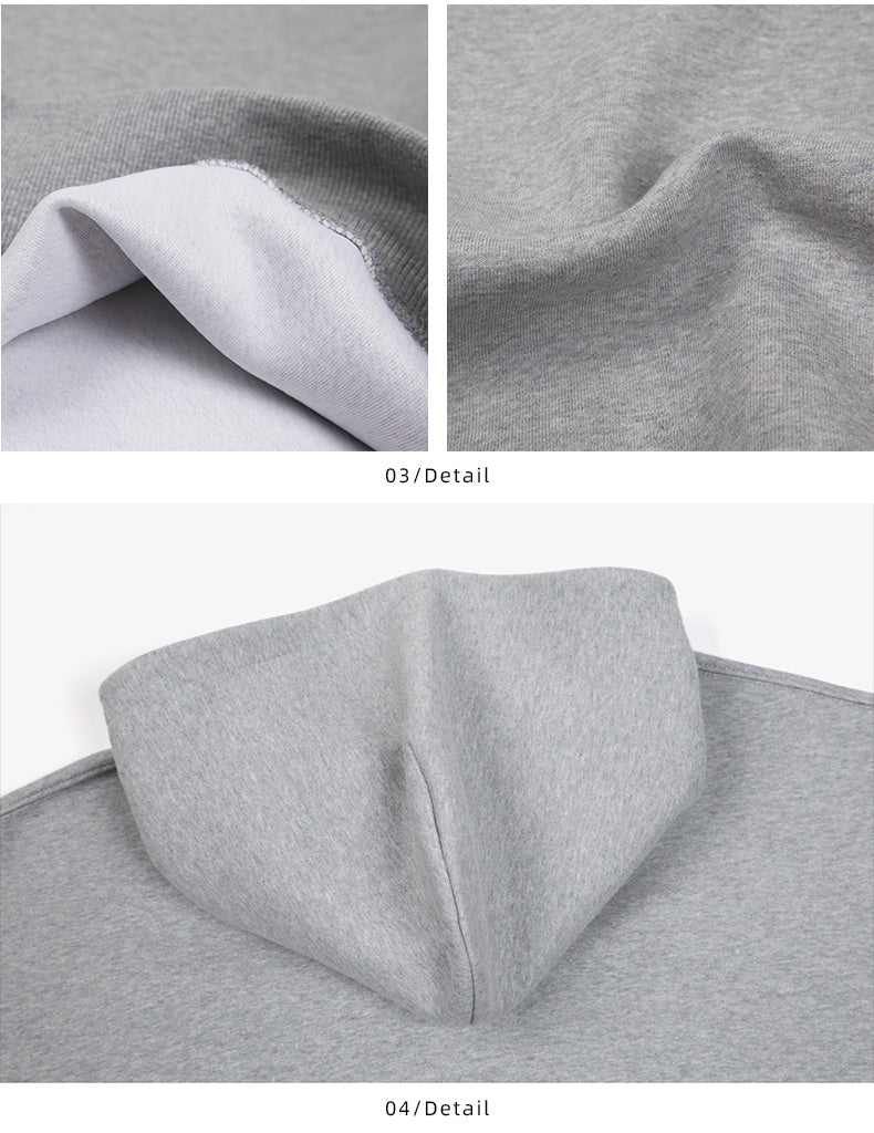 Autumn Grey Sweater Men's Hood