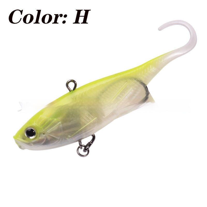 Metal Wire Head Silicone Soft Bait