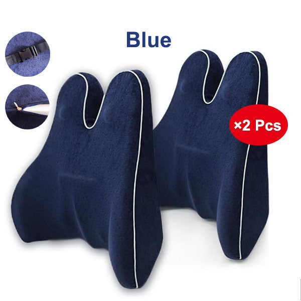 Memory Foam Waist Lumbar Side Support Pillow Spine Coccyx Protect Orthopedic Car Seat Office Sofa Chair Back Cushion