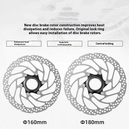 Middle-sized Lock Disc Mountain Bike Road Bike Central Lock Brake Pad 160180 Disc