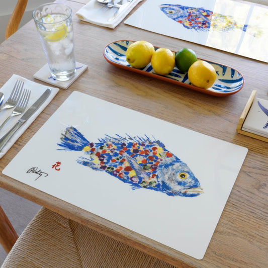 Rainbow Fish Placemat | Beach House