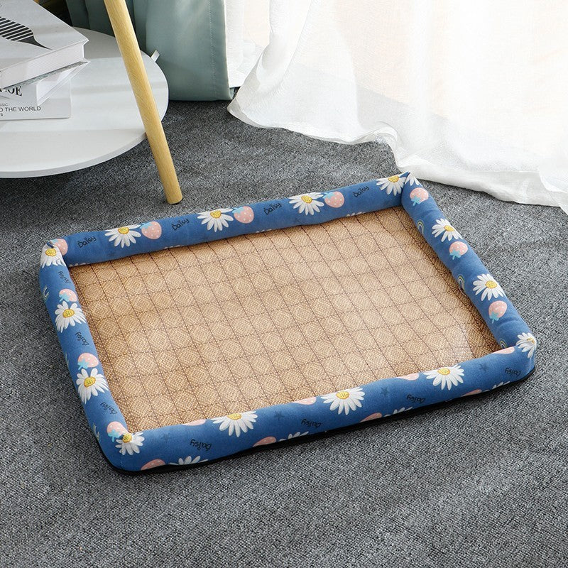 Pet Mat Nest Summer Linen High Temperature Summer Dog