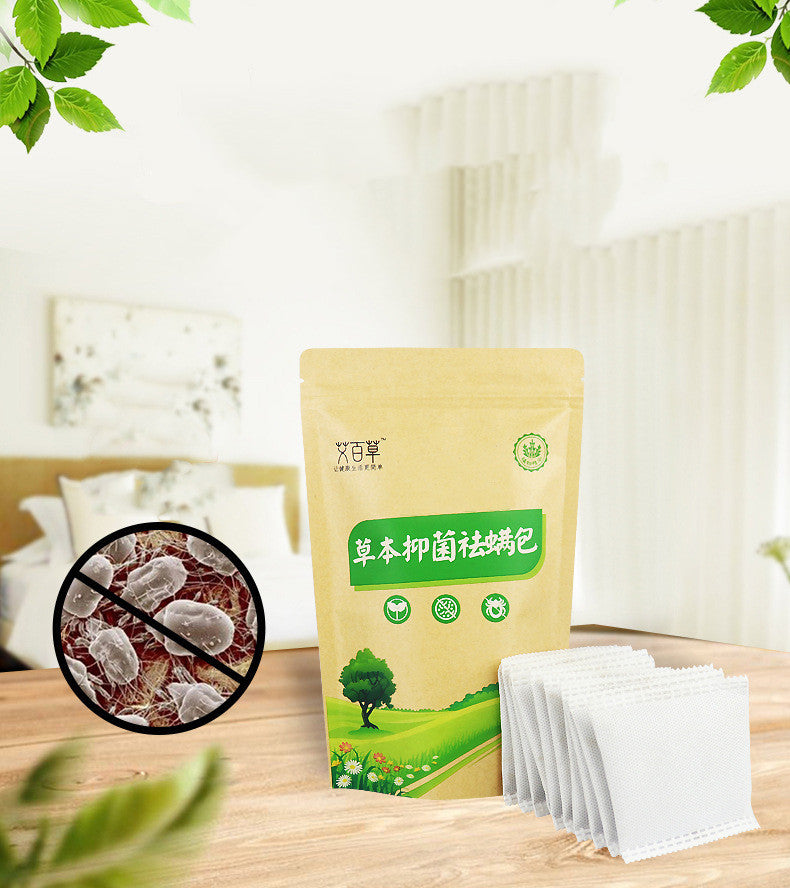 Natural Mite Killer Anti-Mite Plant Extract Non-Toxic Herbal Antibacterial Except Bag Home Bed Bugs Cleaner Mite Remover