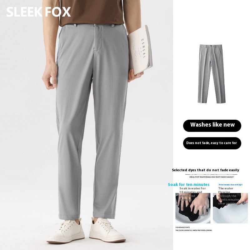 Autumn Wear Skinny Casual Draping All-matching Suit Pants