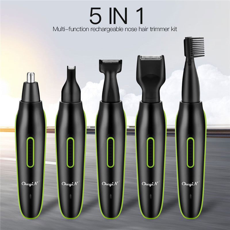 Five-in-one multifunctional nose hair device