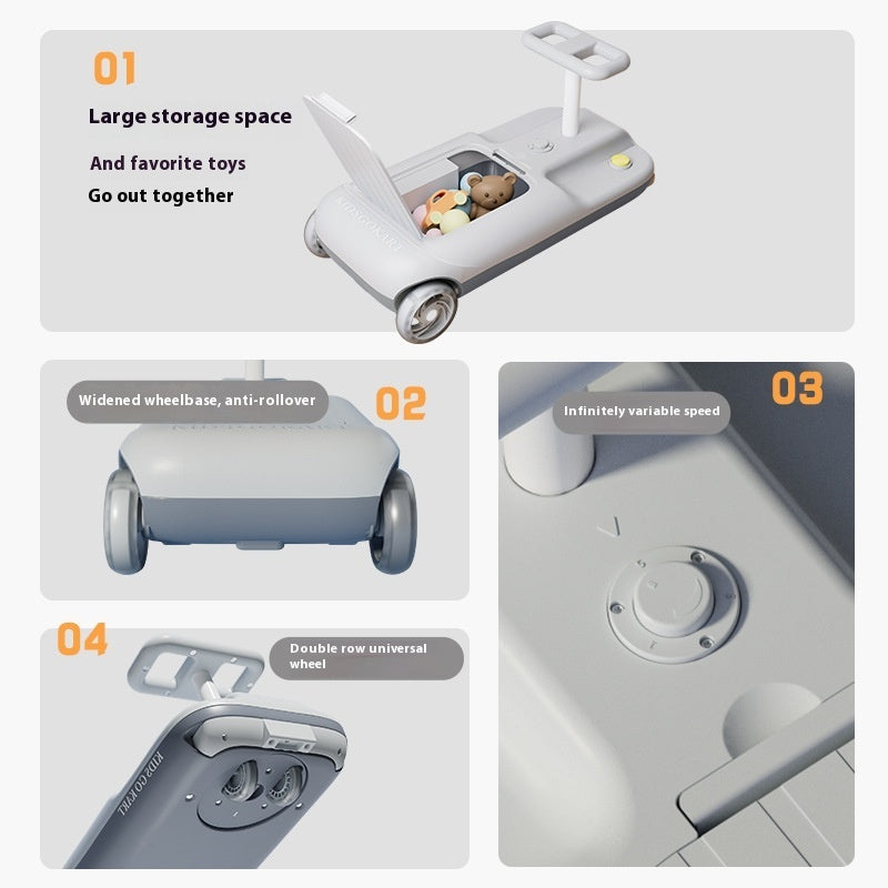 Children's Electric Torsion Bike With Dual Drive