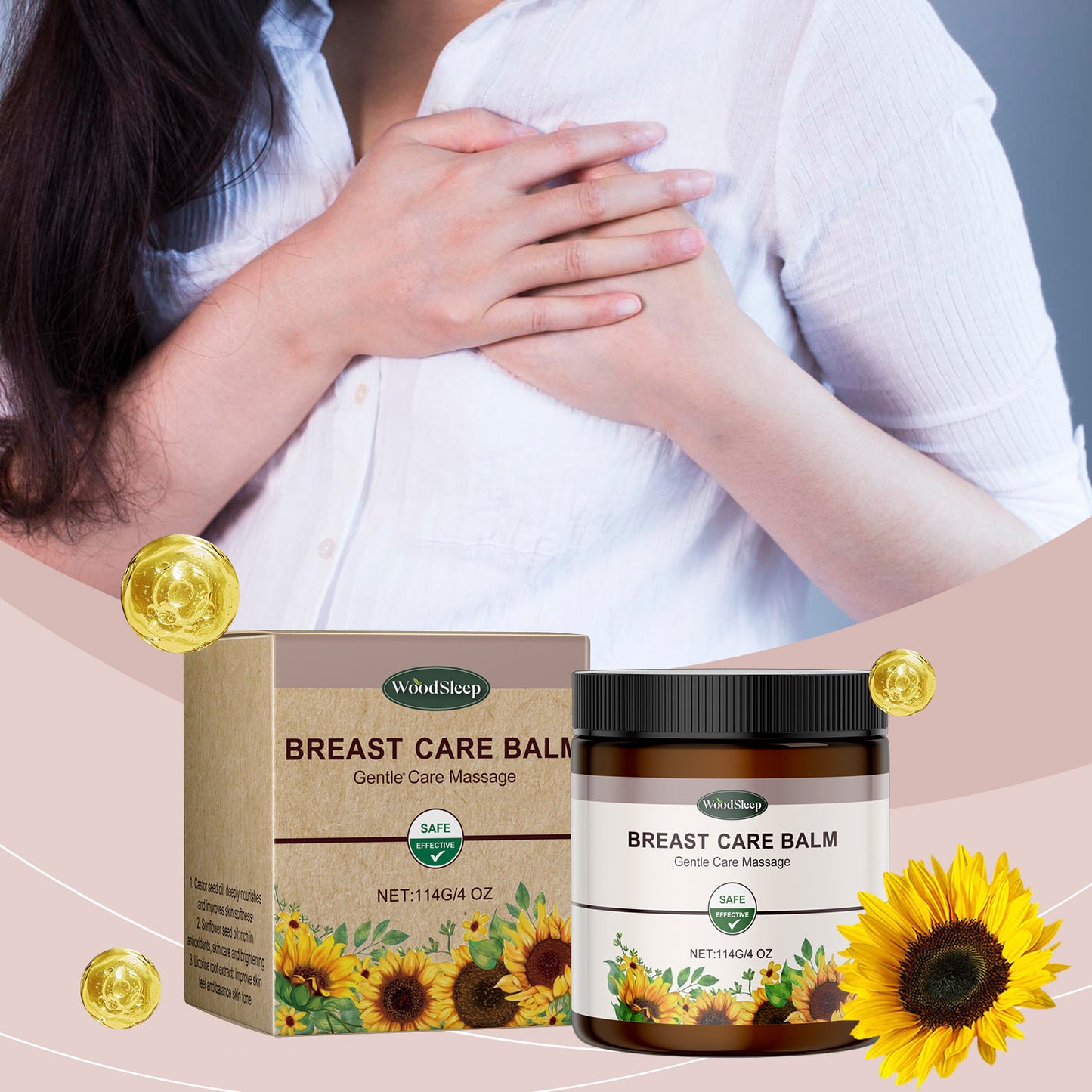 Herbal Chest Care Cream Mild Ingredients Moisturizing