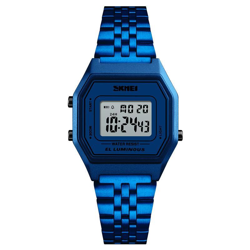 New Digital Men Luxury Retro Men's Sport Wristwatch Fashion Stopwatch Electronic Watches For Mens With  Alarm Clock