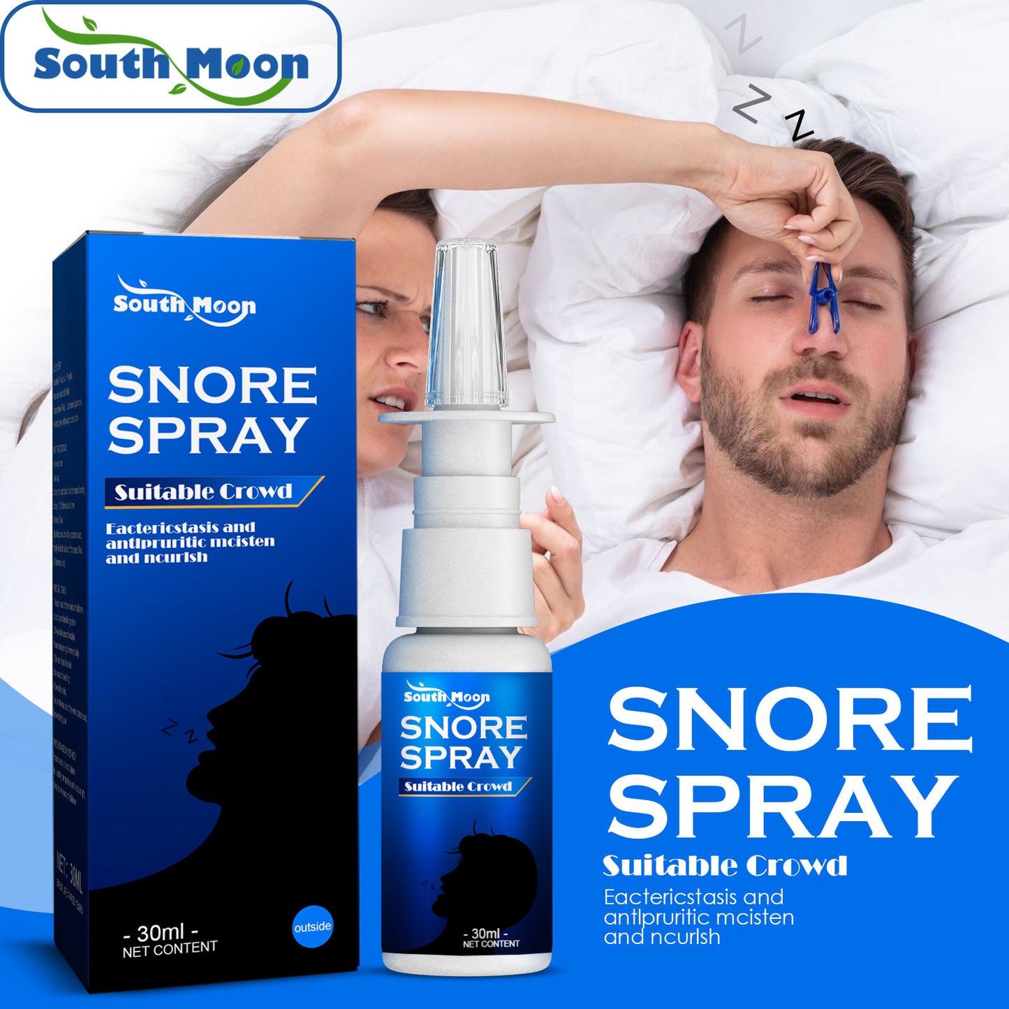 Herbal Anti-snoring Spray Snoring Standing Stop Spray Fantastic Snort Blocking Tool