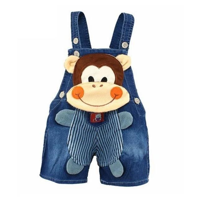 Modern Cartoon Baby Clothing Boys & Girls Jeans Overalls Shorts Toddler Infant Rompers For Kids In Fashion Deisgn