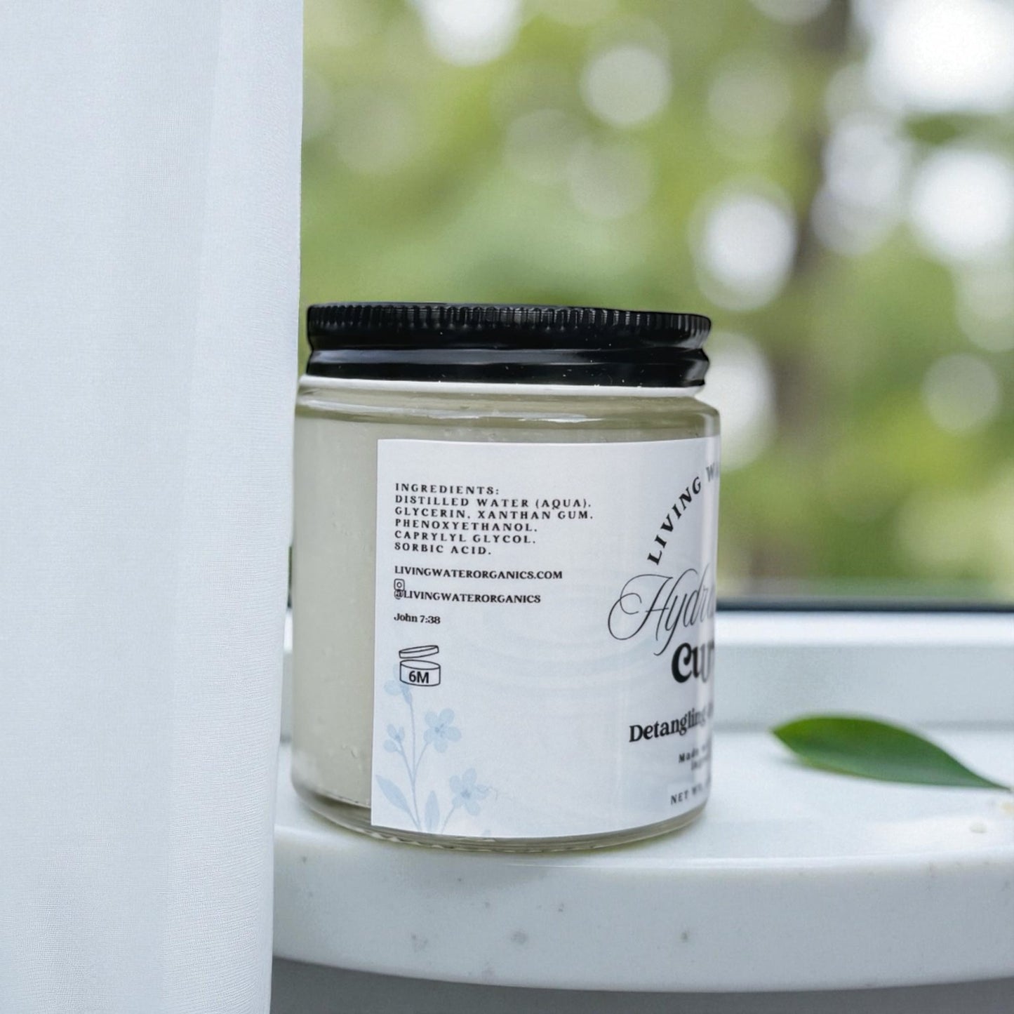 Hydrating Curl Gel for Curly, Coily, and Wavy Hair Oil-Free (Buildable Medium to Strong Hold)