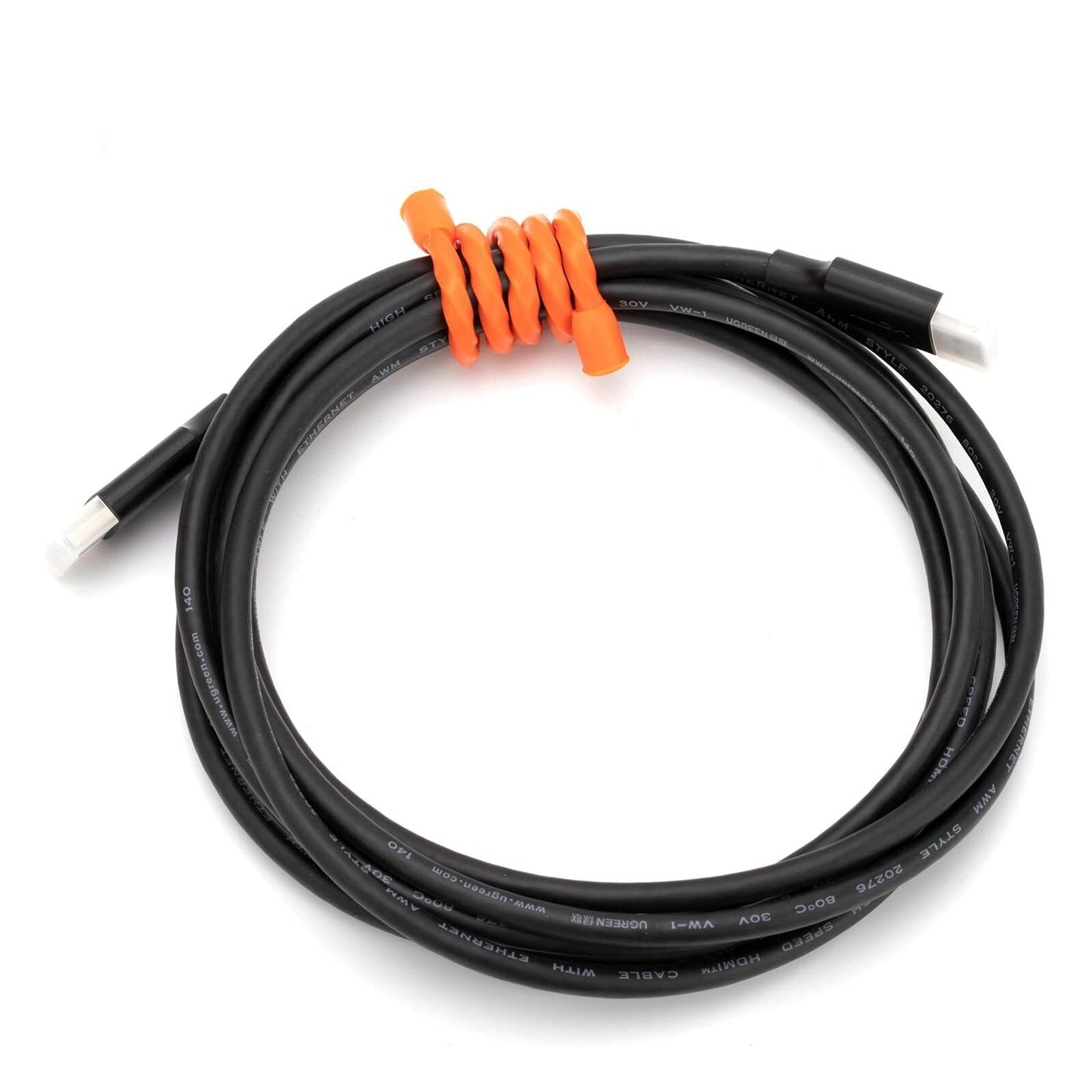 10 Pcs 18 Inch Silicone Cable Ties Reusable Rubber Twist Ties for Indoor Outdoor