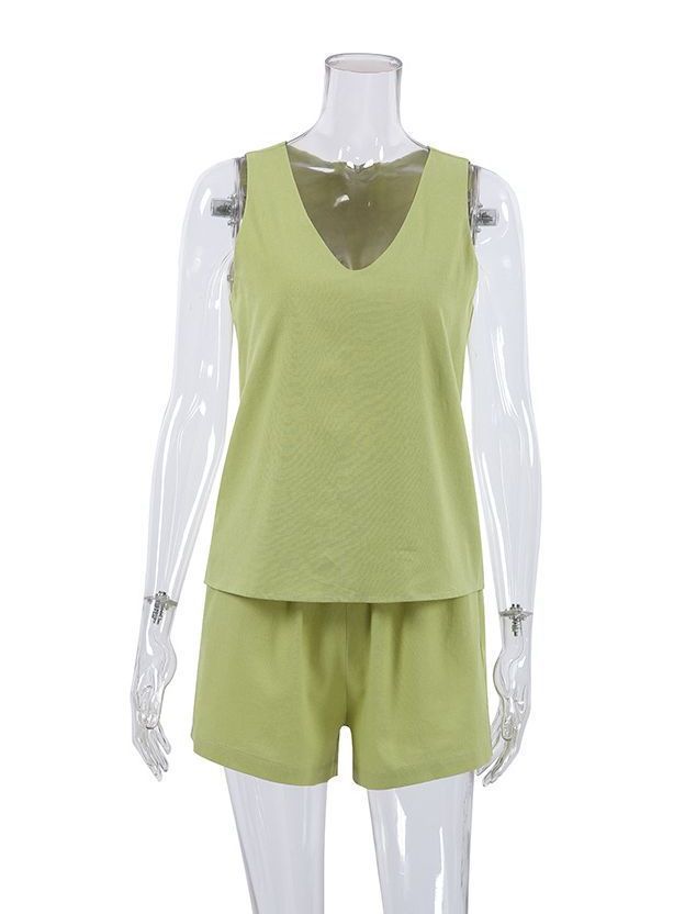 Women's Fashion Casual Exercise Shorts Suit