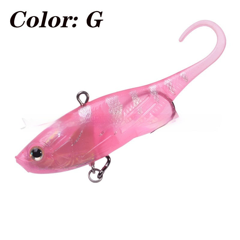 Metal Wire Head Silicone Soft Bait