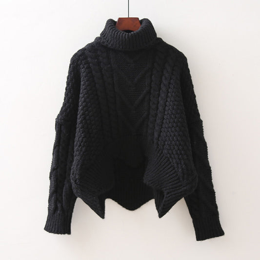 autumn Autumn solid color hot sale turtleneck long sleeve knitting pullover Sweater