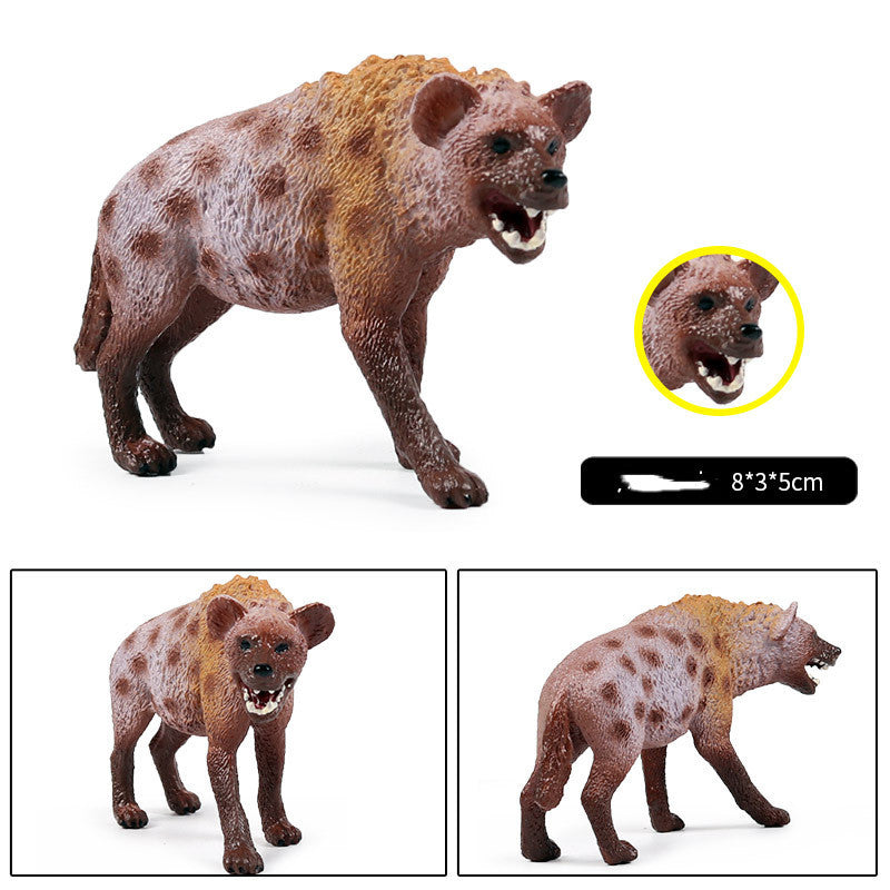 Simulation Zoo Model Toy Hunting Dog Hyena