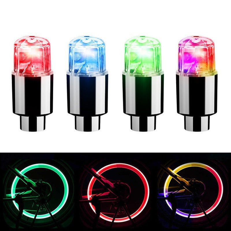 Universal Wheel LED Light Car Motorcycle Bike Neon Valve Cover