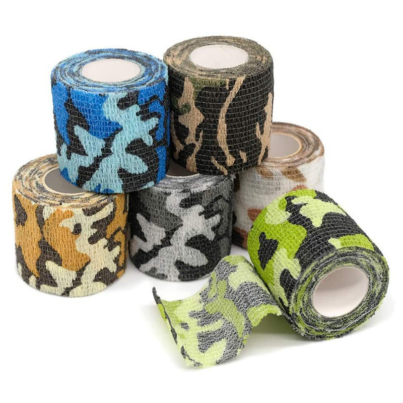 Non-woven Camouflage Bandage Hunting Camera Camouflage Tape Military Fans Telescopic Elastic Self-adhesive