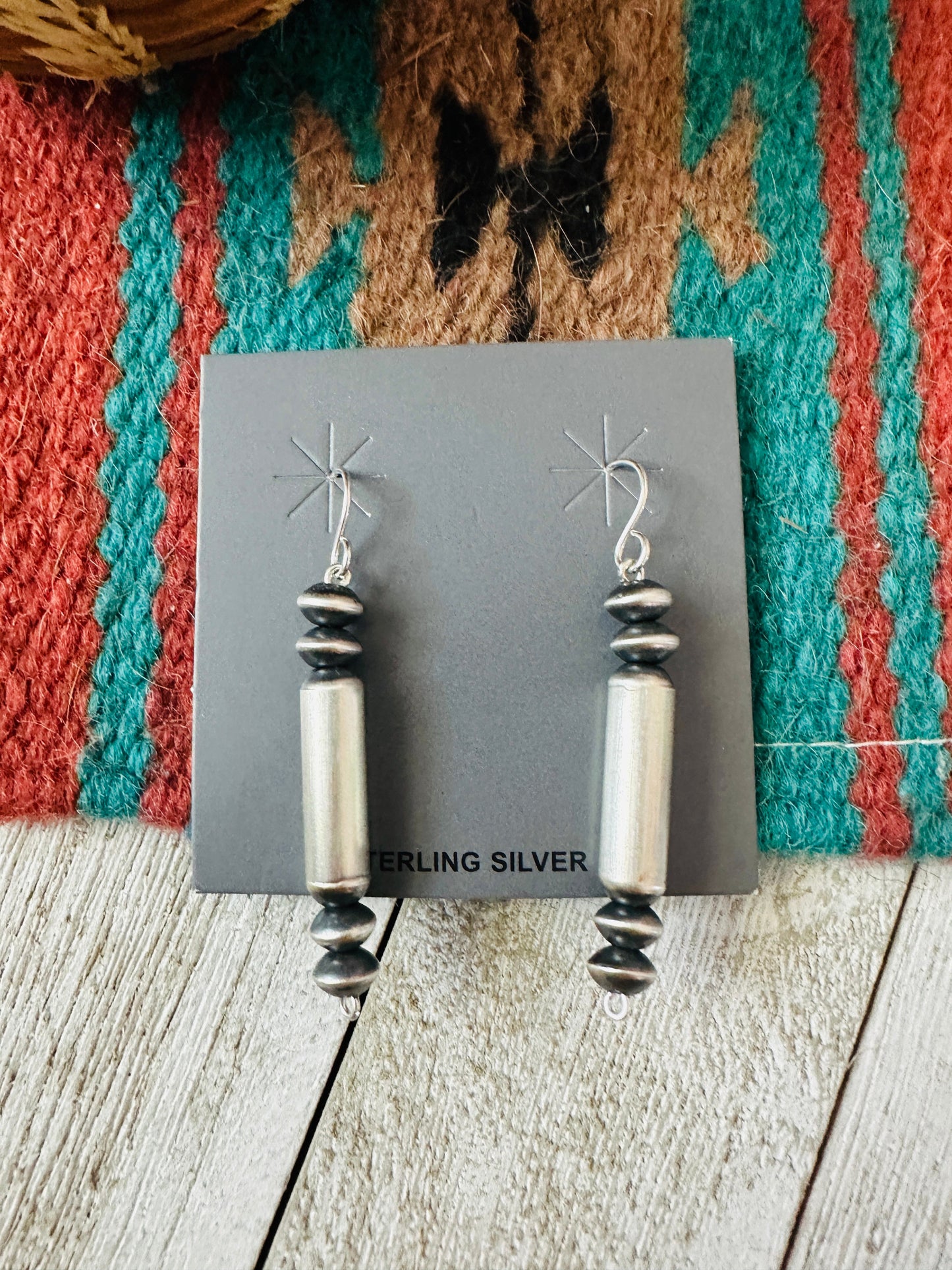 Handcrafted Sterling Silver Pearl Dangle Earrings