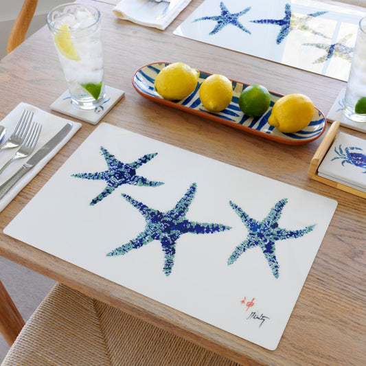 FishAye Starfish Placemat – Coastal Nautical Table Decor Mat
