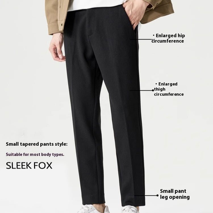 Autumn Wear Skinny Casual Draping All-matching Suit Pants
