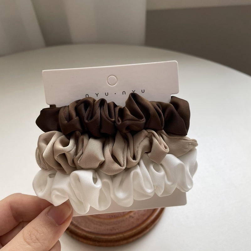 Elegant Silky Satin Simple French Hairtie