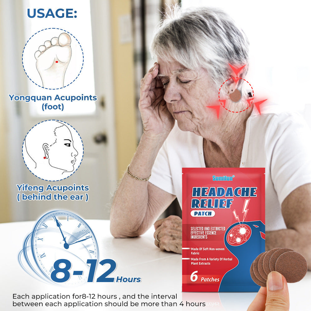 Headache Relief Pain Relieving Plaster