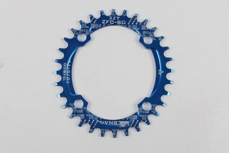 Cross-Border Snail Positive And Negative Tooth Disc 96-104Bcd Mountain Bike Disc Oval Disc