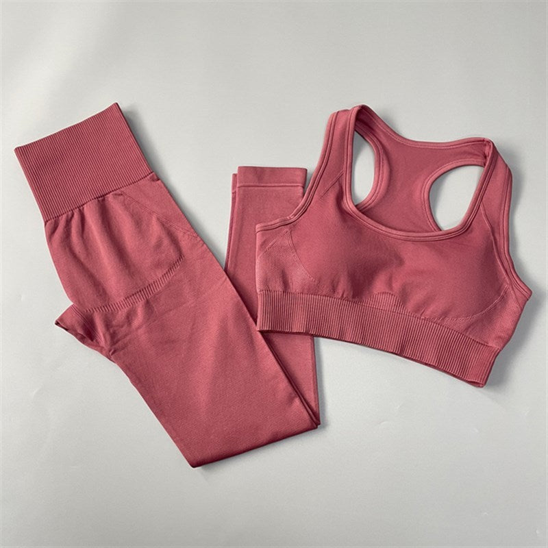 Women's Seamless Exercise Yoga Suit